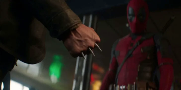 Garras do Wolverine em Deadpool & Wolverine
