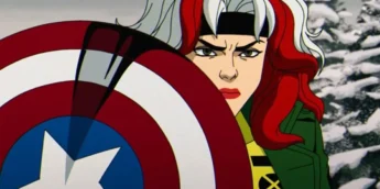 Vampira com escudo de Capitão América em X-Men '97