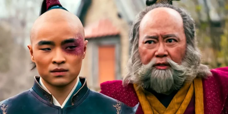 Zuko e Iroh na série Avatar O Último Mestre do Ar