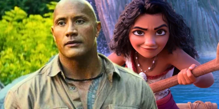 Dwayne Johnson e Moana 2