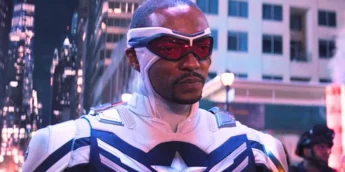 Anthony Mackie com primeiro visual de Capitão América