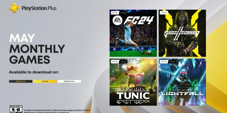 PlayStation Plus maio 2024