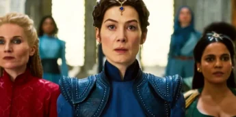 Rosamund Pike em A Roda do Tempo