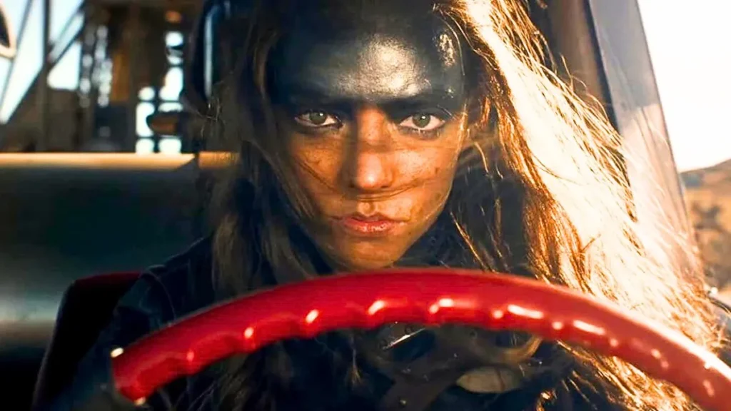 Anya Taylor-Joy como Furiosa na saga Mad Max