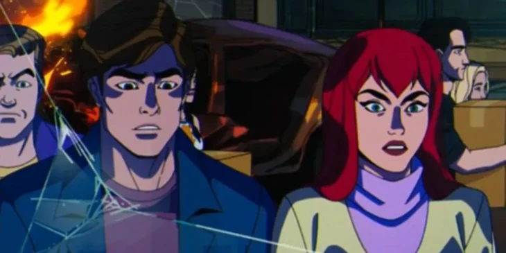 Peter Parker e Mary Jane em X-Men '97