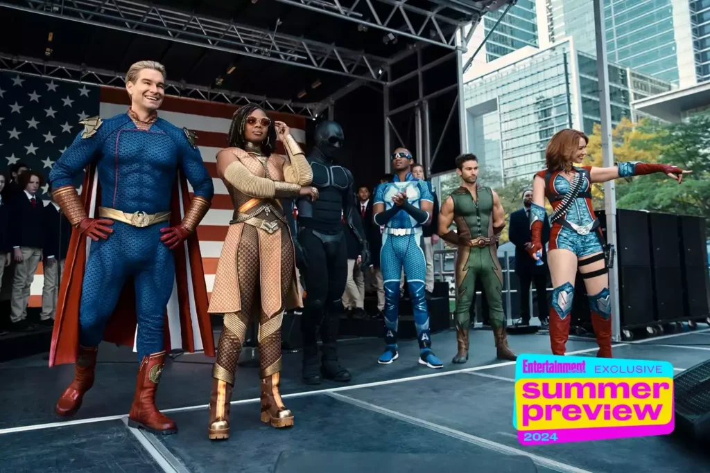 Imagem da nova temporada de The Boys com Firecracker e Sister Age