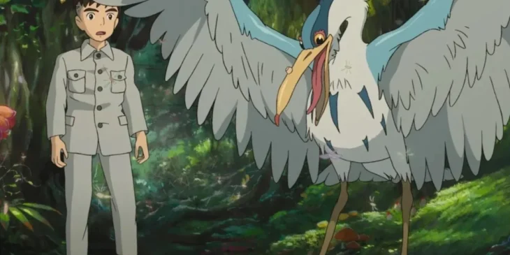 O Menino e a Garça do Studio Ghibli