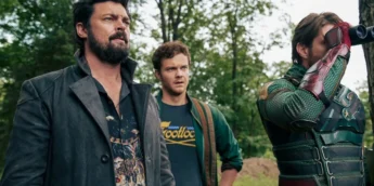 Karl Urban e Jack Quaid em The Boys