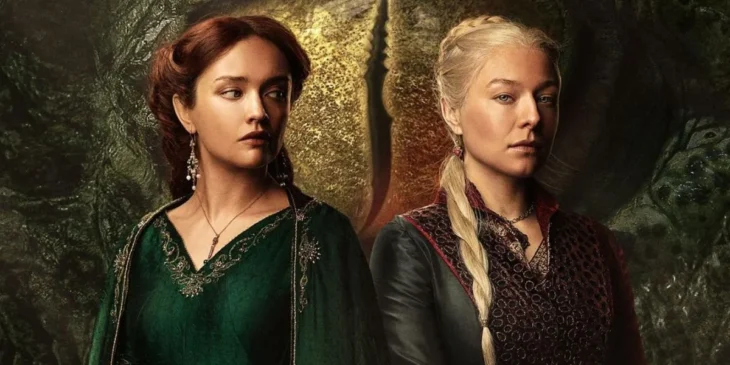 Olivia Cooke e Emma D'Arcy em A Casa do Dragão
