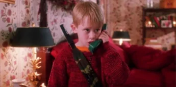 Macaulay Culkin em casa de Esqueceram de Mim