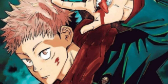 Yuji Itadori em capa do Volume 1 de Jujutsu Kaisen