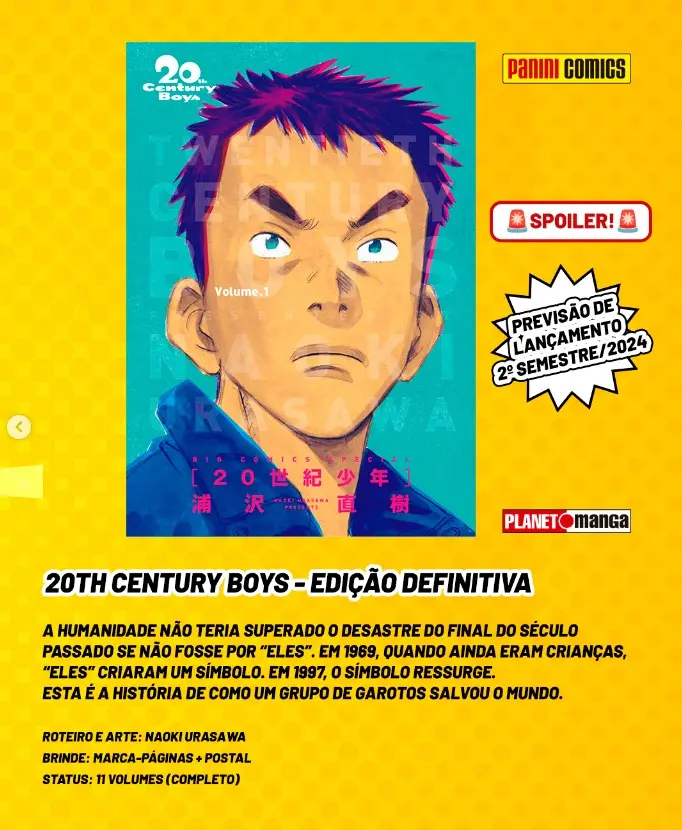 Edição definitiva de 20th Century Boys