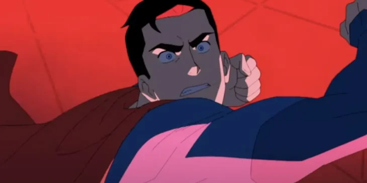 Protagonista em ação em Minhas Aventuras com o Superman