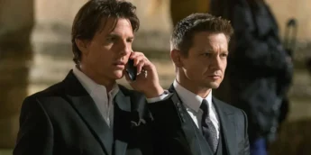 Jeremy Renner e Tom Cruise em Missão Impossível