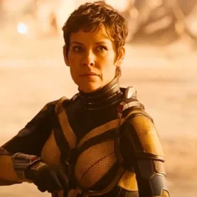 Evangeline Lilly como a Vespa, da Marvel