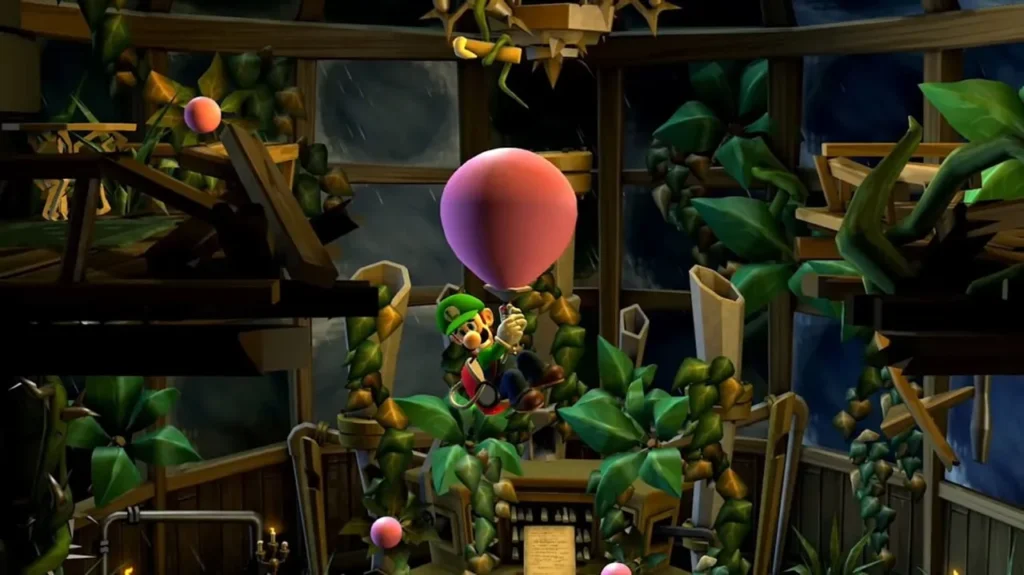 Visão geral de Luigi's Mansion