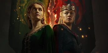 Alicent e Rhaenyra Targaryen em A Casa do Dragão