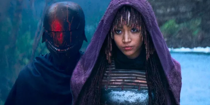 Mae e seu Mestre Sith em The Acolyte