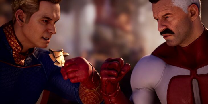 Capitão Pátria vs Omni-Man em Mortal Kombat 1