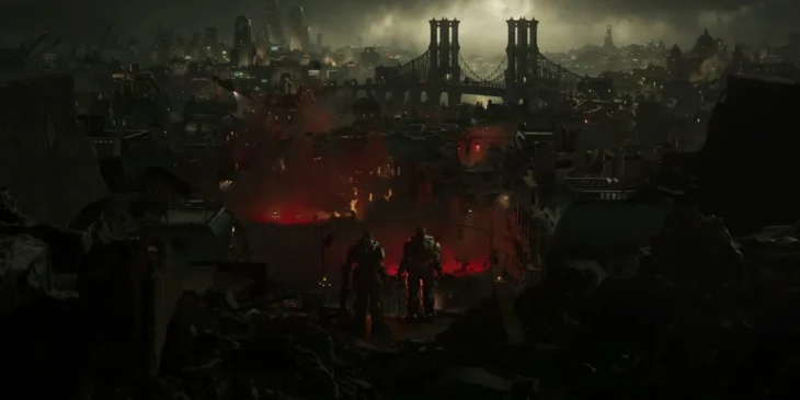 Cenário de Gears of War