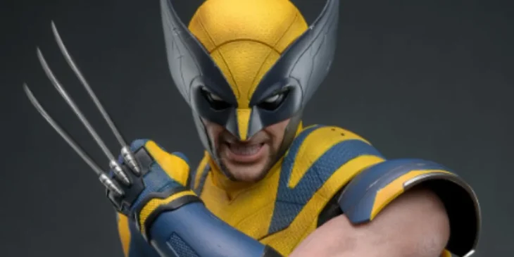 Colecionável de Deadpool & Wolverine da Hot Toys