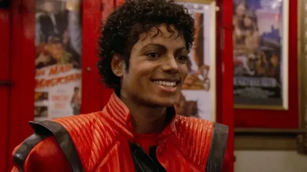 Michael Jackson no clipe de Thriller