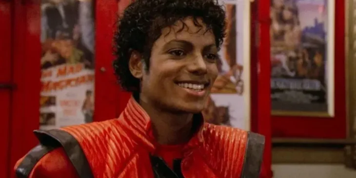 Michael Jackson no clipe de Thriller