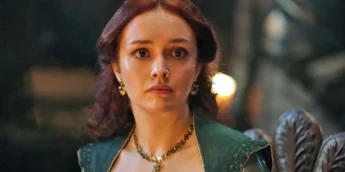 Olivia Cooke como Alicent no 2º ano de A Casa do Dragão