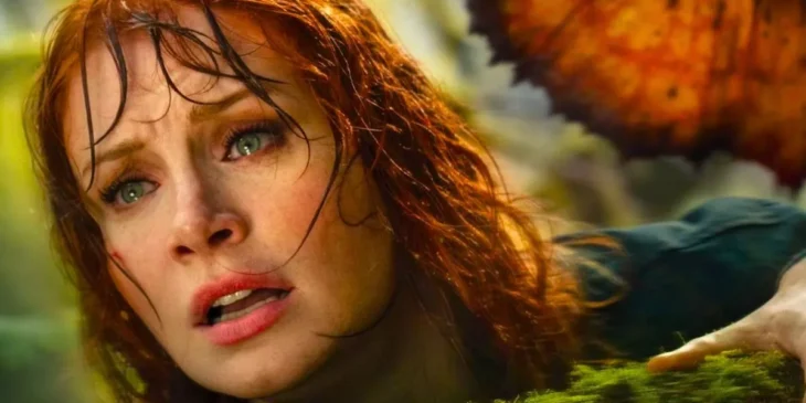 Bryce Dallas Howard atuando em Jurassic World