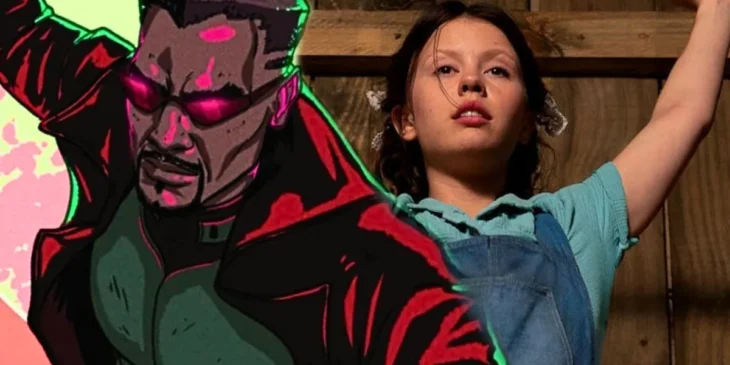 Blade e Mia Goth