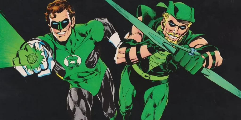 Green Lantern and Green Arrow Hard Traveling Heroes