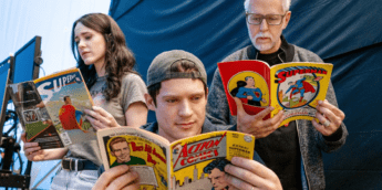 Superman-Bastidores-James-Gunn-autógrafos