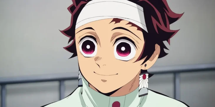 Tanjiro em cena do Episódio 1 de Demon Slayer: Arco do Treinamento dos Hashira