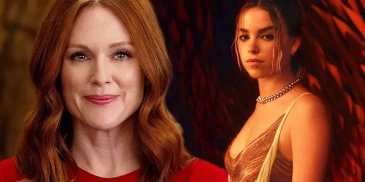 Milly Alcock e Julianne Moore