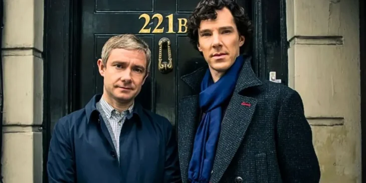 Série Sherlock, com Benedict Cumberbatch