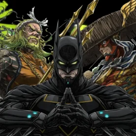 Pôster oficial de Batman Ninja vs. Yakuza League