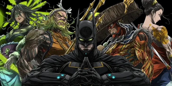 Pôster oficial de Batman Ninja vs. Yakuza League