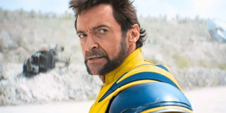 Hugh Jackman com traje de Wolverine em Deadpool 3