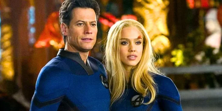 Jessica Alba como Mulher-Invisível em Quarteto Fantástico