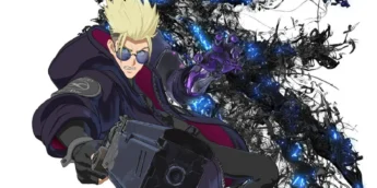 Vash em arte promocional de TRIGUN STAMPEDE