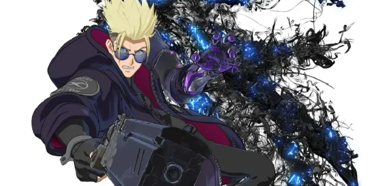 Vash em arte promocional de TRIGUN STAMPEDE