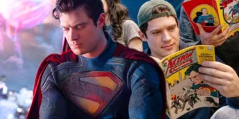 David Corenswet na produção de Superman