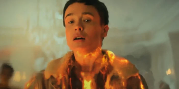 Elliot Page na última temporada de The Umbrella Academy