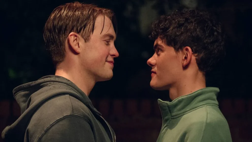 Kit Connor e Joe Locke na 3ª temporada de Heartstopper