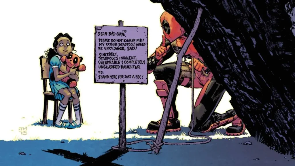 Deadpool usa filha como isca