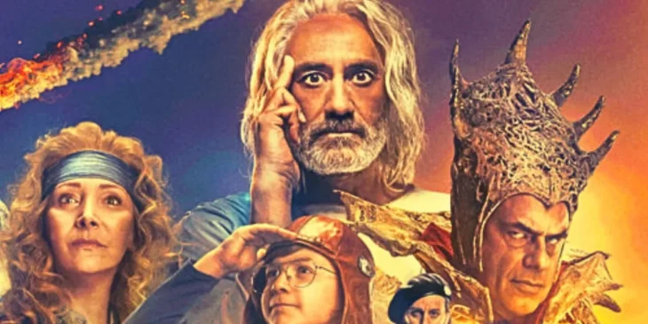 Taika Waititi e elenco de Os Bandidos do Tempo