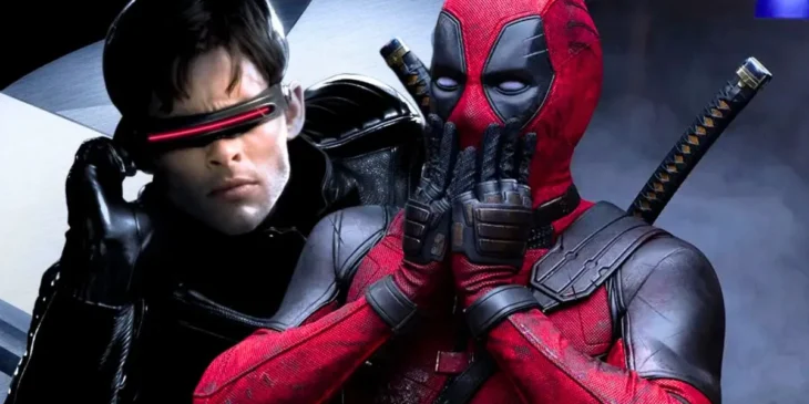 Ciclope e Ryan Reynolds em Deadpool & Wolverine