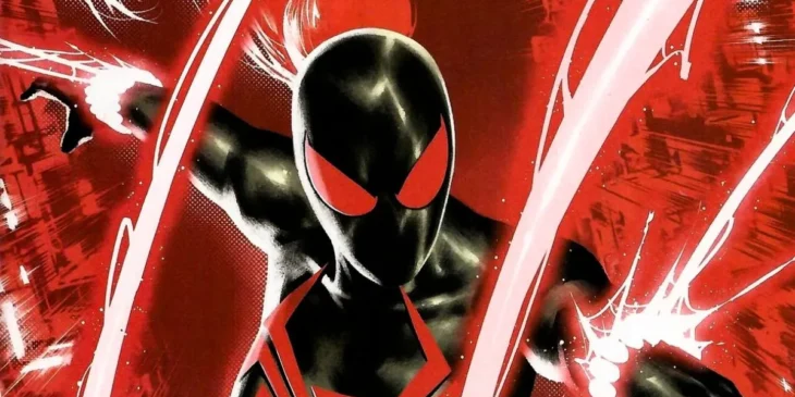 Viúva Negra fundida com simbionente do Venom