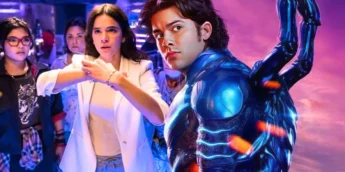 Xolo Maridueña e elenco de Besouro Azul