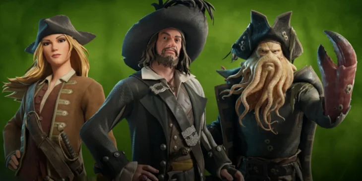 Piratas do Caribe em Fortnite